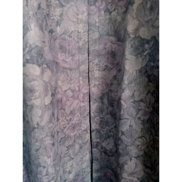 VTG London Fog Wamsutta Woven Tapestry Trench Coat Wms Sz 12 Petite - Picture 6 of 15